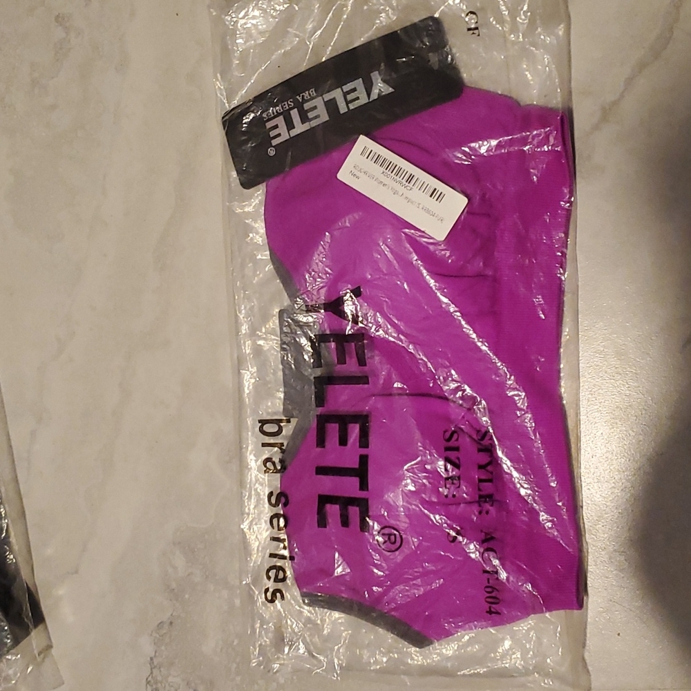 Purple/ Pink Yelete Activewear Sportsbra